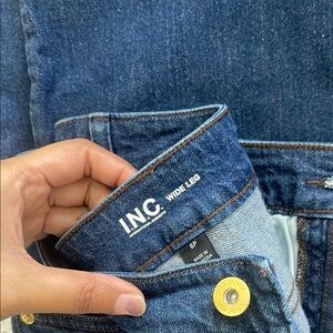 INC Wide Leg Denim Jeans 6P
